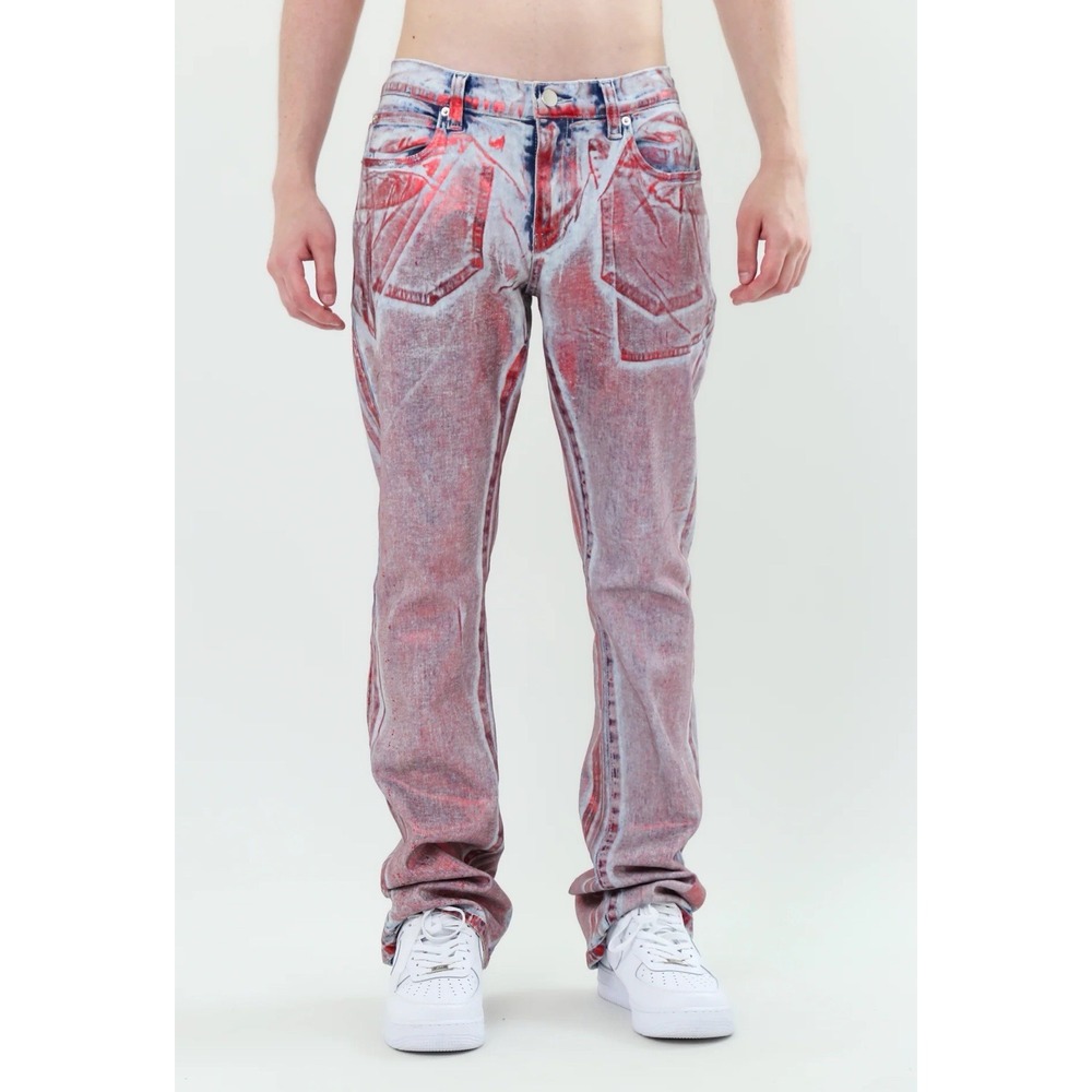 Armor Jeans ASJ08 Red Denim Jeans Size 32